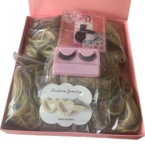 • NEW Morica 5 Messy Bun Synthetic Hair Scrunchies plus Accessories •